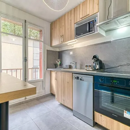 T3 Grand Confort: 2 - Wifi Fibre - Balcon Apartamento Grenoble